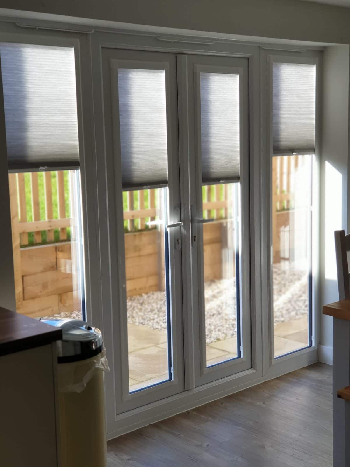 Patio Door Blinds French, Can You Have Perfect Fit Blinds On Sliding Patio Doors
