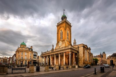 Northampton town centre in Northamptonshire