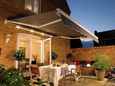 Awning al fresco dining